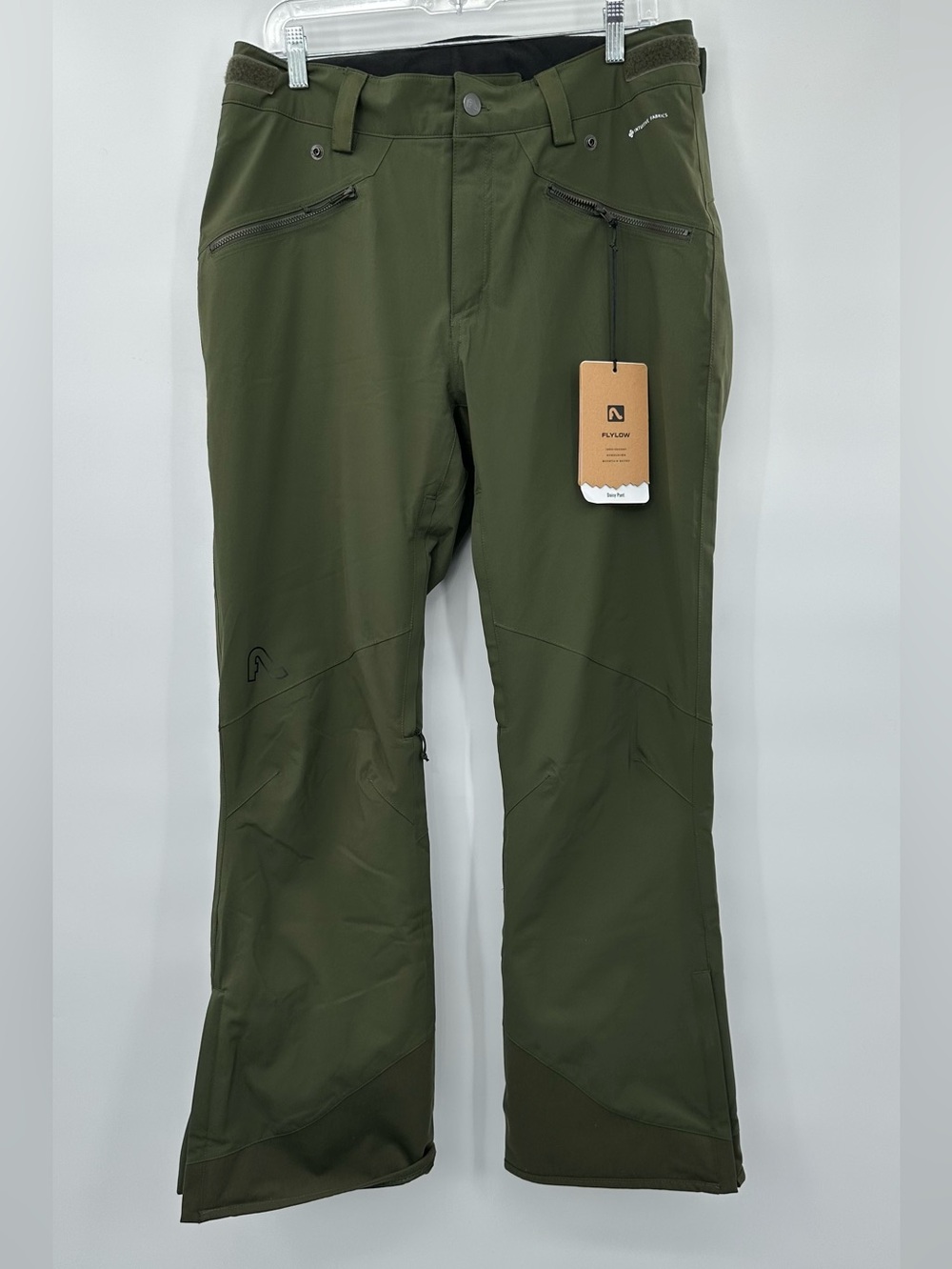 FLYlow Army Green Winter Snow or Ski snowboard pants NWT size 10